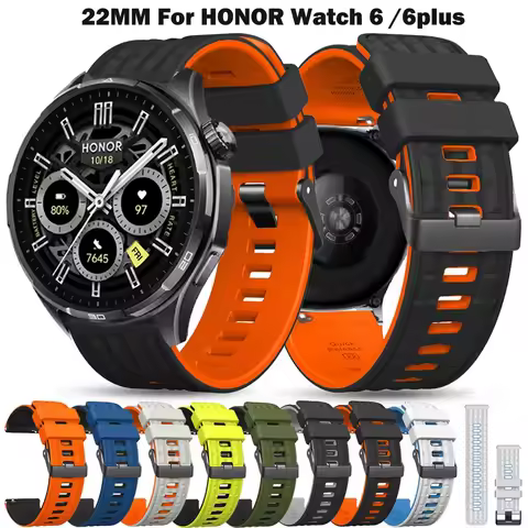 For Honor Watch 6 Quick Release Silicone Strap For HONOR Watch 6Plus Watchband For HONOR Watch 5 Ult