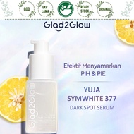 GLAD2GLOW YUJA SYMWHITE 377 DARK SPOT SERUM WHITENING BRIGHTENING FACE BRIGHTENING SERUM GLAD 2 GLOW
