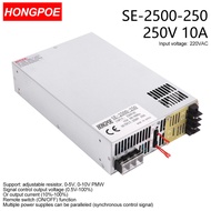 2000W 250V Power Supply 0-5V Adjustable Power 250VDC AC-DC 0-5V Analog Signal Control SE-2000-250 Po
