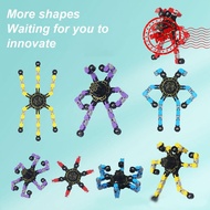Finger Spinner Spinning Top Fidget Toy Stress Relief Spinner Transformable Toy P6t6