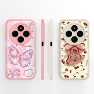 Casing For Redmi 14C 14R Phone Case Camera Protection Soft Silicone Pretty Bow Shell Cover For Xiaom