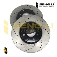 HONDA CITY T9A/GM6 FRONT DISC ROTOR (HOLE)-SHOJI