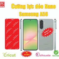 Toughened flexible screen protector for Samsung A56 phone