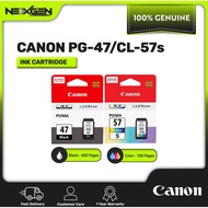 Canon PG-47 (15ML) CL-57 (13ML) CL-57s (8ML) Original Ink Cartridge Canon E410 E470 E4270 E4570 E337