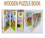 Wooden puzzle book Christmas gift ideas educational creative Chinese