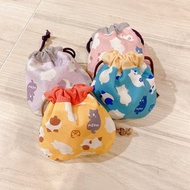 束口小布包 | 貓手作 | 耳機包, AirPods包, 零錢包, 充電線包