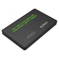 HITAM Case Hardisk 2.5 Inch External HDD Sata 2.5 USB 3.0 Orico ORIGINAL - Black