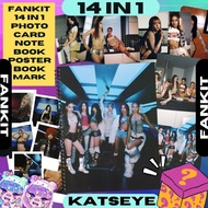 [KATSEYE] 14IN1 KATSEYE GNARLY NOTEBOOK PHOTOCARD POSTER SET
