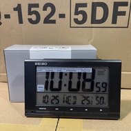 [TimeYourTime] Seiko Clock QHL090K Digital Black Thermometer Hygrometer Snooze Desk Table Clock QHL090