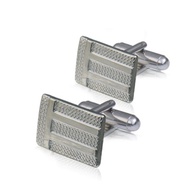 Silvery Cufflinks For Men