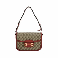 Gucci 1955小號牛皮GG老花馬銜扣單肩包