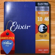 Elixir Premium Anti-Rust Electric Guitar Strings Nanoweb Polyweb Optiweb Elixir Guitar String Elixir