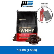 Optimum Nutrition Gold Standard Whey, 10lbs - 100% Whey Protein Powder, Lean Muscle, Recovery