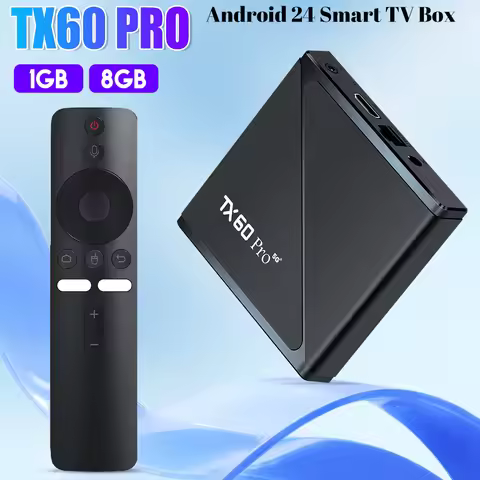 Smart TV Box TX60 PRO Android 16 TV Box 14K 2.4G 5G Dual WiFi Set-top Box Video Media Player Voice R