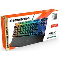 SteelSeries Apex 7 TKL RGB Compact Mechanical Gaming Keyboard RED / BLUE / L.E GHOST
