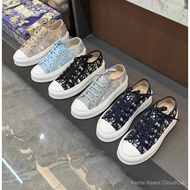 D10R Walk Canvas Shoes - Mesh & Embroidered Thick Sole Edition