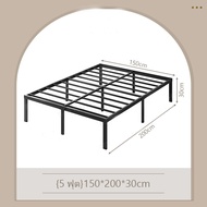 เตียง เตียงเหล็ก เตียงนอน โครงเตียงเหล็ก เตียงสไตล์โมเดิร์น 4 ฟุต 5 ฟุต 6 ฟุต