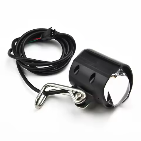 Ebike E-Bike 36V-60V Electric Bicycle Light With Horn Waterproof High Quality Headlight Horn Set Fro