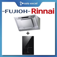 FUJIOH FR-SC2090R 90CM CHIMNEY HOOD + RINNAI RB-3012H-CB 2 ZONE INDUCTION HOB