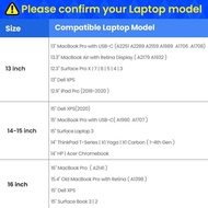 TOMTOC 13 INCH LAPTOP SHOULDER BAG A42-C02B01 FOR MACBOOK DARK BLUE