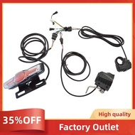 1 Set Ebike Taillight Turn Signal Rear Rack Lamp Tail Light Horn Night Warning Light Turn Signal Fac