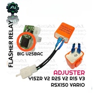 UNIVERSAL RSX Y15ZR V2 R25 V2 R15 V3 VARIO LED SIGNAL FLASHER RELAY DOUBLE SIGNAL RELAY