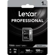 LEXAR Professional 512GB 1066x SDXC™ UHS-I 記憶卡 SILVER系列