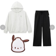 🇯🇵 &lt;日本代購&gt; 🇯🇵  Hoodie 長褲 扣針 Set // Sanrio Character // Kuromi // PC狗 Pochacco