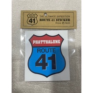Sticker PHATTHALUNG ROUTE 41 (BIRU) Thailand 🇹🇭 (Saiz 7cm)