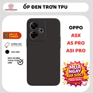 Oppo A5X/ A5 PRO/ A5I PRO plain black case | Oppo flexible phone case fully protects the phone camer