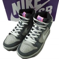 NIKE SB 22SS Dunk High Pro 中灰 DJ9800-001 US8 (26cm) 灰色/白色/粉紅運動鞋 [二手] [NIKE SB]