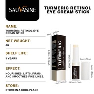 SAUVASINE Turmeric Retinol Eye Cream Stick 5g Rejuvenating Moisturizing Eye Moisturizing Moisturizin
