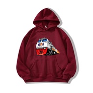 sweater hoodie anak KAI Kereta api indonesia unisex usia 5-12 tahun Real