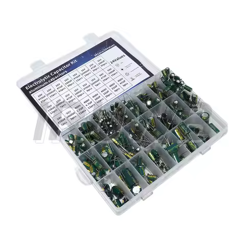 10v 16v 25v 35v 50v 400v 10uf 100uf 470uf 1000uf Electrolytic Capacitor Kit High Frequency Assortmen
