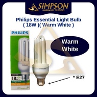 PHILIPS 18W E27 3U PLCE BULB WARM WHITE