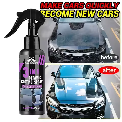 Sopami Nano Ceramic Car Coating Spray 3-in-1 High-Quality Scratch-Resistant Gloss Finish for All Car