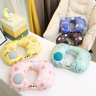 U-Shaped Neck Pillow, Travel Pillow, Inflatable Pillow Without Mouth Blowing, Foldable and Convenien