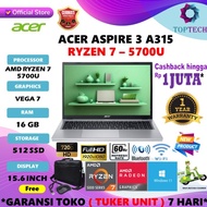 Laptop Acer ASPIRE 3 A315-44P Ryzen 7 5700U 16GB 512GB W11 15.6FHD