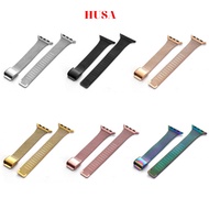 A.W small thin steel metal strap for iWatch 11/10/9/8/7/6/5/4/3/2/1 38.40.41.42.44.45mm HUSA