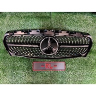 Mercedes Benz w117 cla45 diamond grill grille kidney sarung CLA 45 bodykit body kit cla200 cla250