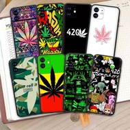 Protective Shell Samsung Galaxy J4 J6 J8 2018 J4 J6 Plus or J4 J6 Prime Phone Case 9N9S Weed Leaf So