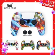 Data Frog Anti-Slip Case Silicone Cover For PS5 Controller Skin Protection Case For Playstation 5 Gamepad Accessories