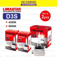 LIMASTAR D3S 2Pcs HID Xenon Headlight Bulb 4300K 6000K A1 QUALITY