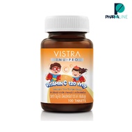 Vistra Imu-Pro Vitamin C 120 mg วิสตร้า ไอมู โปร วิตามินซี ชนิดอม กลิ่นส้มยูซุ สำหรับเด็ก อมหรือเคี้