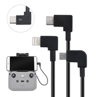 Mavic Air 2S Controller OTG Data Cable Type-C Micro USB IOS Lightning 30CM For DJI Mini 2 Air 2 Drone Phone Tablet Holder Cables