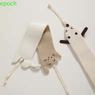 EPOCH Back Scrubber Towel, Long Cartoon Bath Scrubber Belt, Dog Cute with Double Handle Body Mud Rem