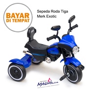 Sepeda Roda Tiga Sepeda Tricycle Anak 2 -3 Tahun Model Sepeda Motor Harley