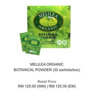7g 30 Sachet Sachets Melilea organic natural botanical powder triel pack 美丽乐 有机维健宝 菜饭 试用装