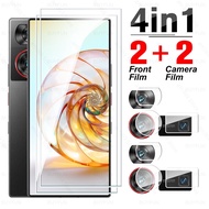 4in1 For ZTE nubia Z60 Ultra 5G 6.8inch 9H Tempered Glass Front Protective Glass NubiaZ60 Z 60 Ultra