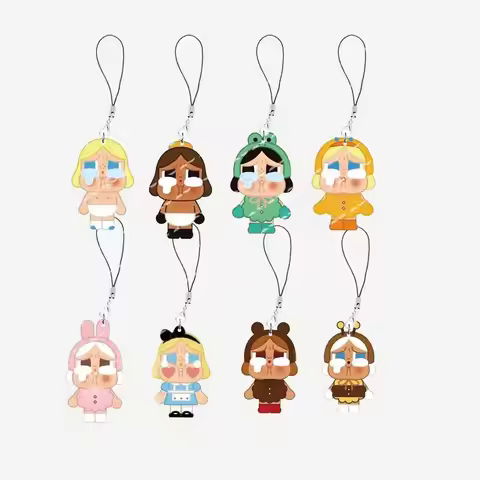 Crybaby Mobile Phone Charms Acrylic Ctue Crybaby Small Pendant Phone Chain Key Ring Keychain Fans Gi